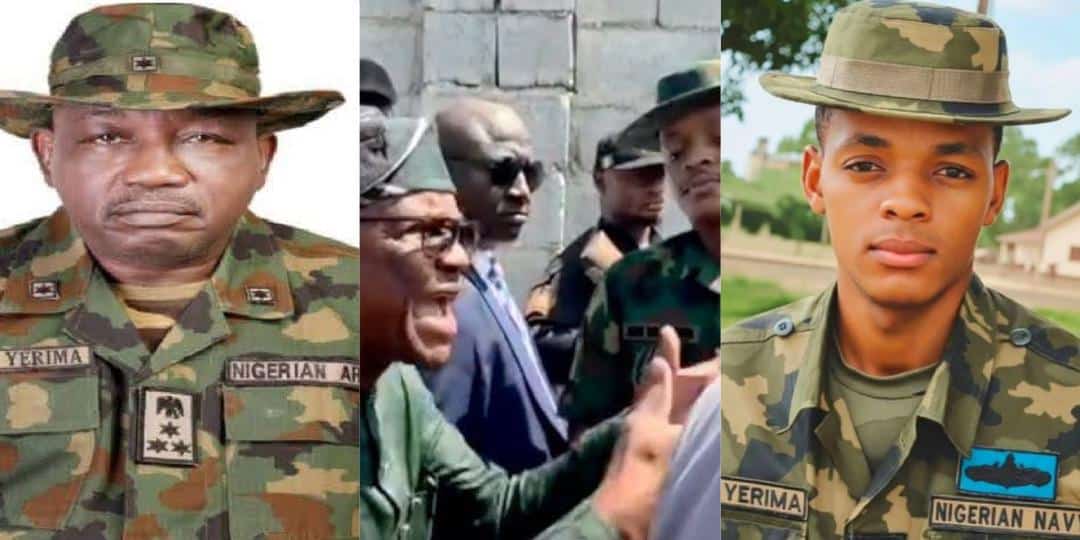 “Omo Wike no sleep last night” - Nigerians react as viral naval officer reportedly son of General Mohammed Yerima