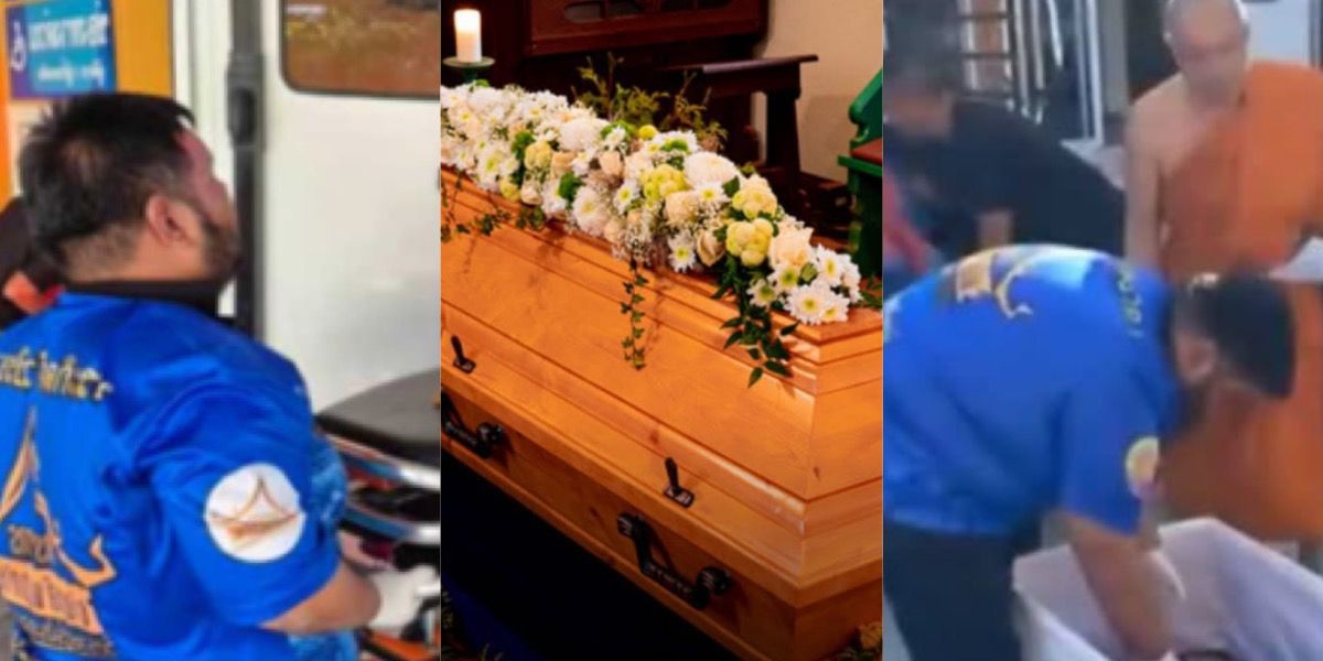 "Knocks on coffin" - Drama as woman who was declared dead and about to be buried comes back to life