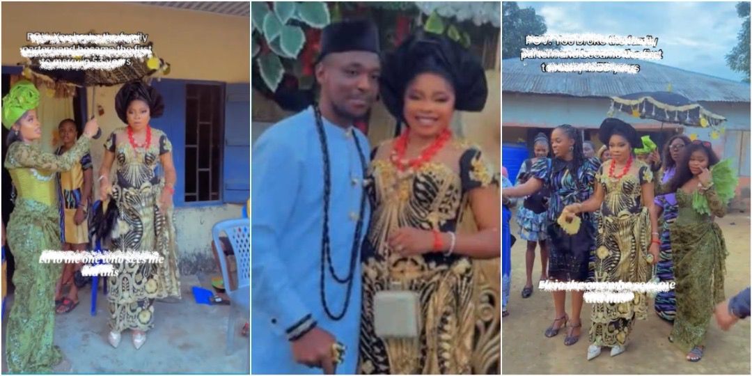 After 53 years, lady finally weds, becomes first to marry in her family