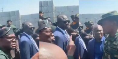 Dramatic moment in Abuja as soldiers block Wike from entering FCT land, minister loses cool