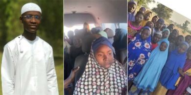 Man who closely watched released video of Kebbi schoolgirls shares strange thing he saw on their faces