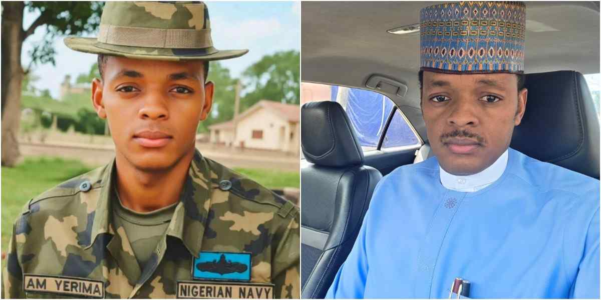 Nigerians react as viral Naval officer Yerima makes first post on Instagram days after face-off with Wike