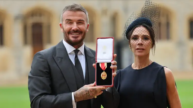 Sir David Beckham: Football icon knighted by King Charles