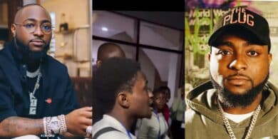 Drama as fan scrambles for pen after Davido requests account number