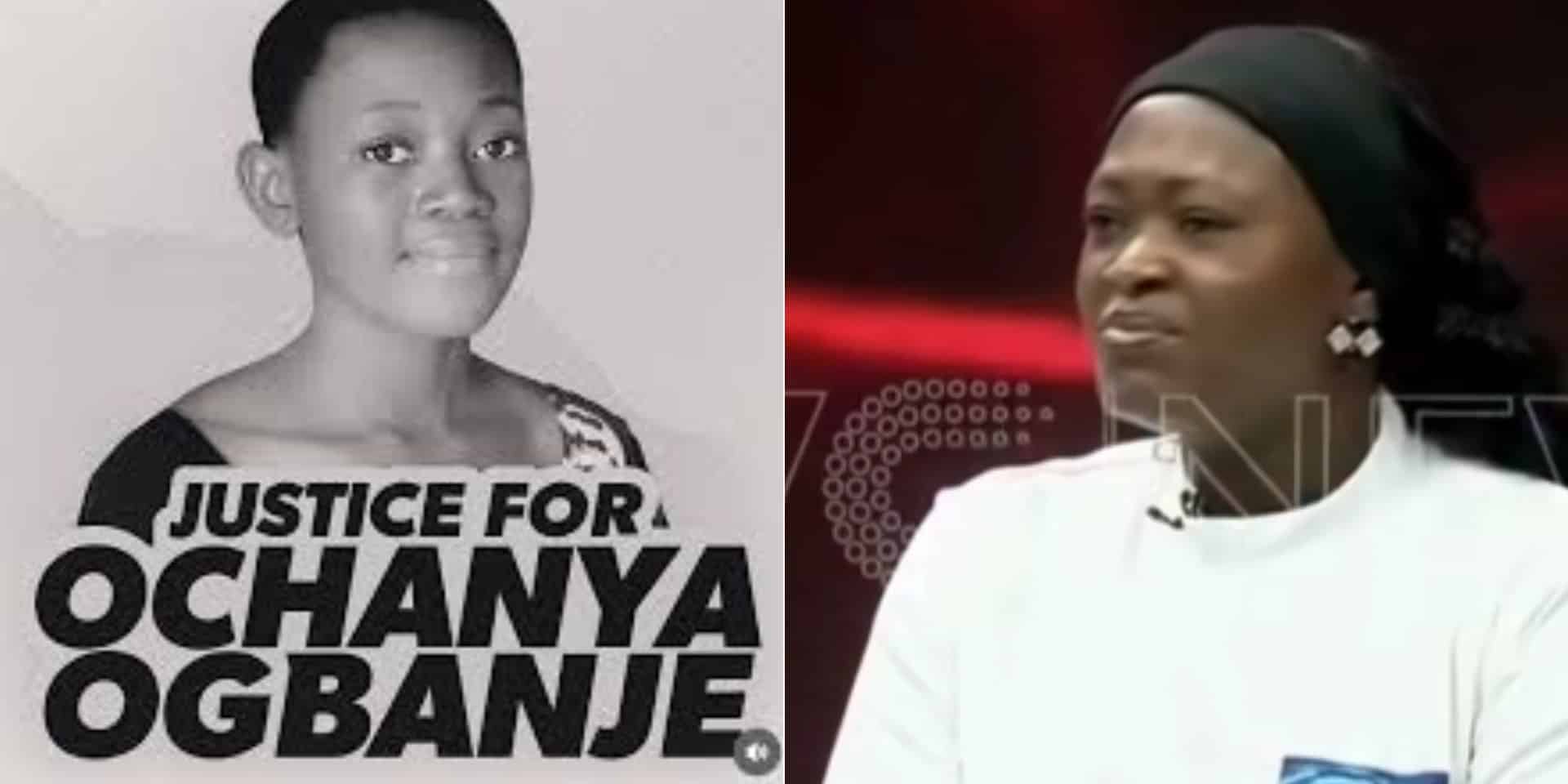 Late Ochanya Ogbanje's sister speaks on family's battle for justice 7 years after demise of their sister