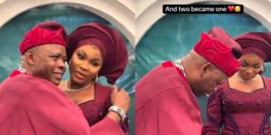 Young bride weds elderly groom in viral traditional ceremony