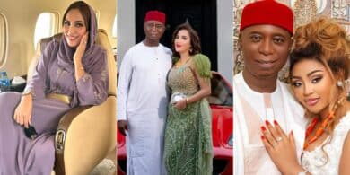 Ned Nwoko's Moroccan wife speaks amid his clash with Regina Daniels
