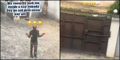 Wahala as security man locks tenants over salary delay