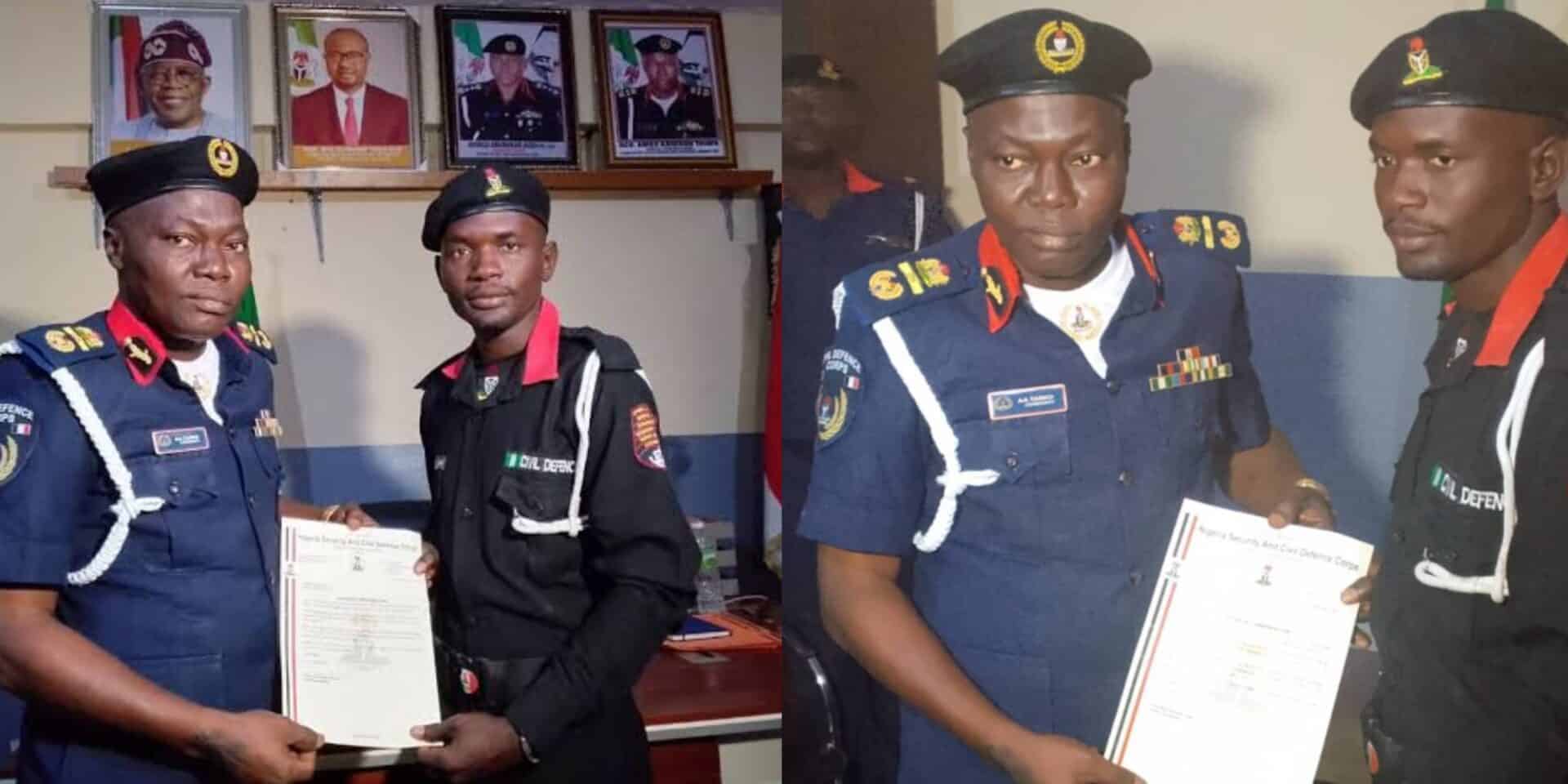 NSCDC honours Kano man who returned over N20m forgotten in ‘keke napep’