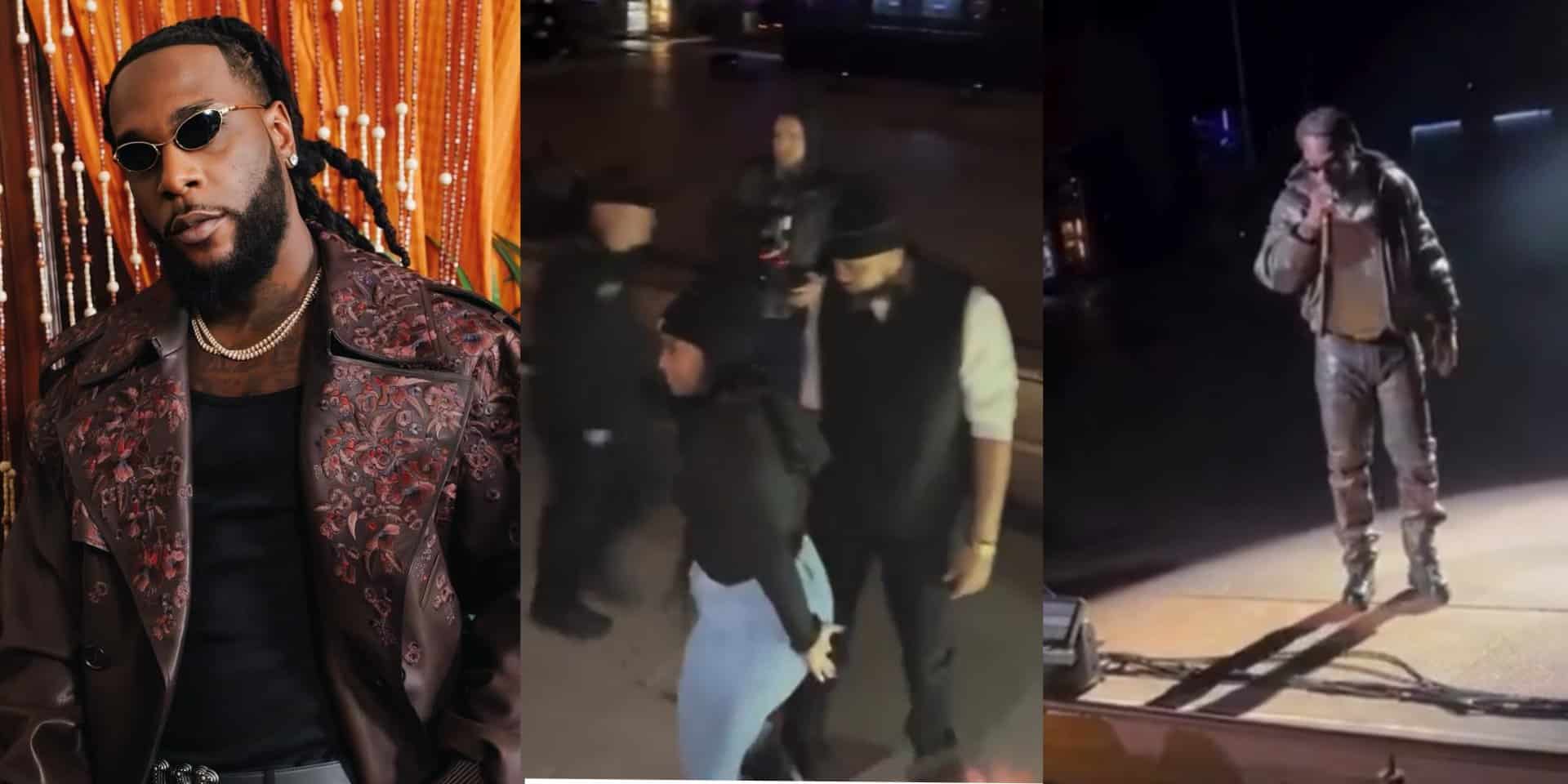 Lady who was sent out of Burna Boy's concert for sleeping speaks