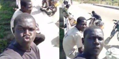 Viral video shows armed bandits chilling at undisclosed location