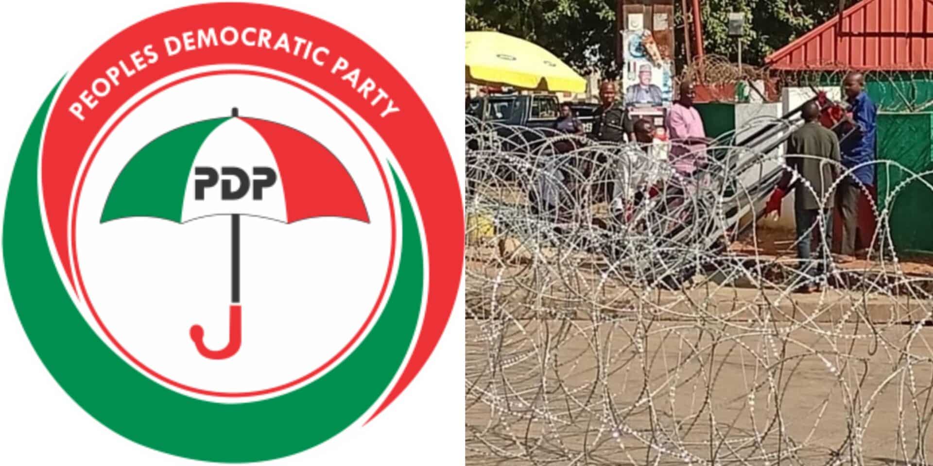 Police seal PDP headquarters as Turaki–Wike factions clash in Abuja