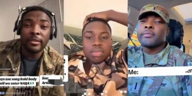 "In the US, we encourage people to wear camouflage" – Nigerian man in US army tells Peller