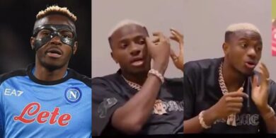 "Now, I only eat on the right side of my face; I can't eat through the other side." — Osimhen reveals his jaw injury makes him use mask