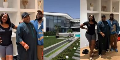 Osun state Governor pays visit to Davido and Chioma at their new mansion in Atlanta, Georgia