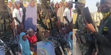 Video of kidnapped Kebbi schoolgirls and bandits before their release trends