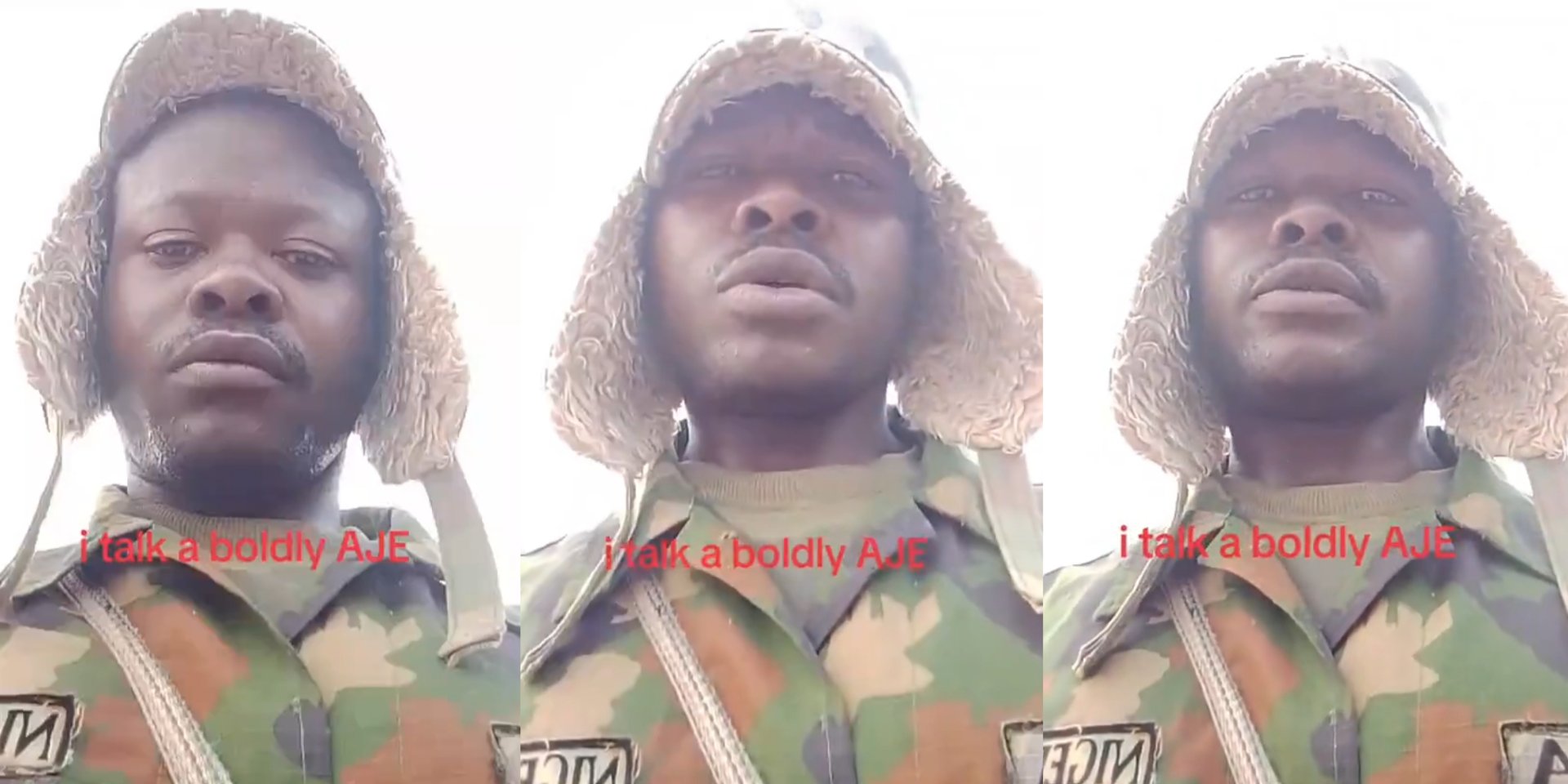 Nigerian soldier raises alarm over rising insecurity, says he's tired