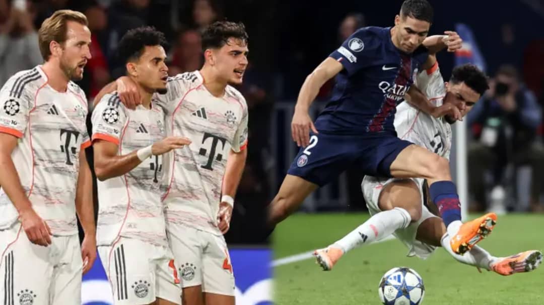 UCL: Diaz shines, then self-destructs as 10-man Bayern beat PSG