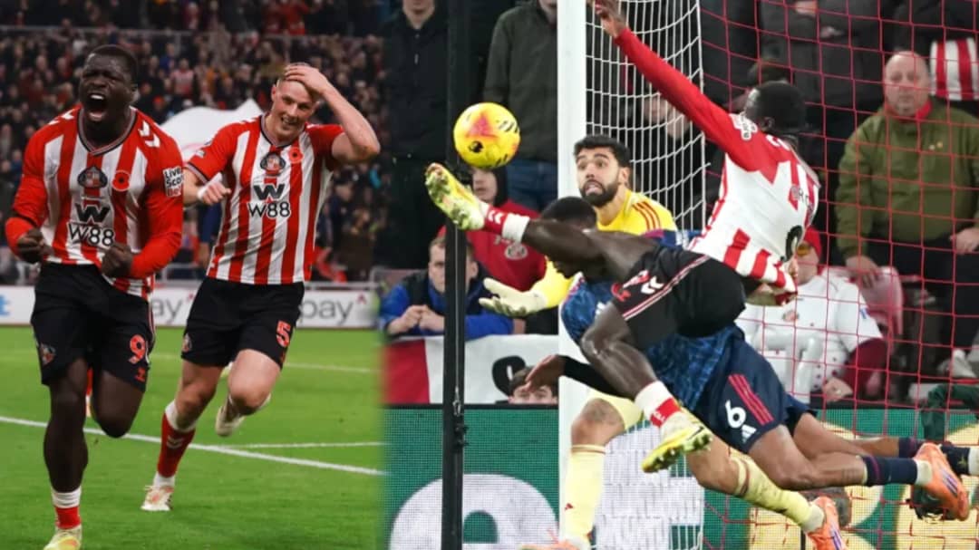 EPL: Sunderland late acrobatics halt Arsenal title charge