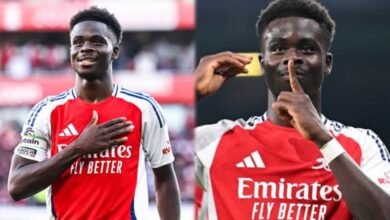Saka proud of Nigerian heritage as Arsenal star reflects on his roots
