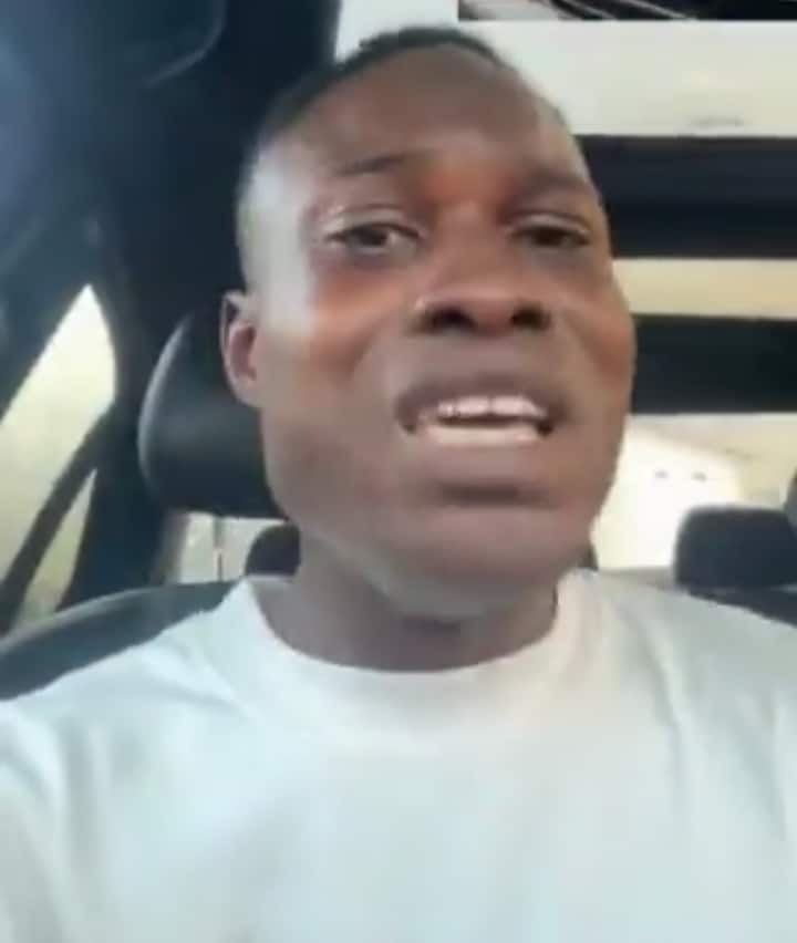 Man cries out after SUV driver allegedly vandalized his car over driving dispute