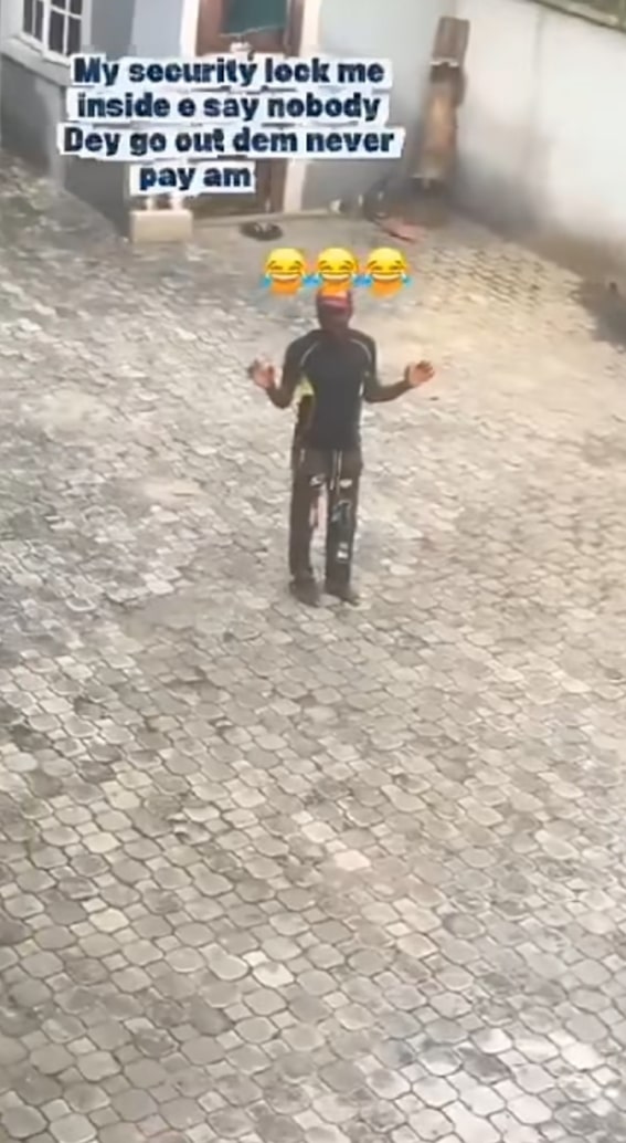 Wahala as security man locks tenants over salary delay