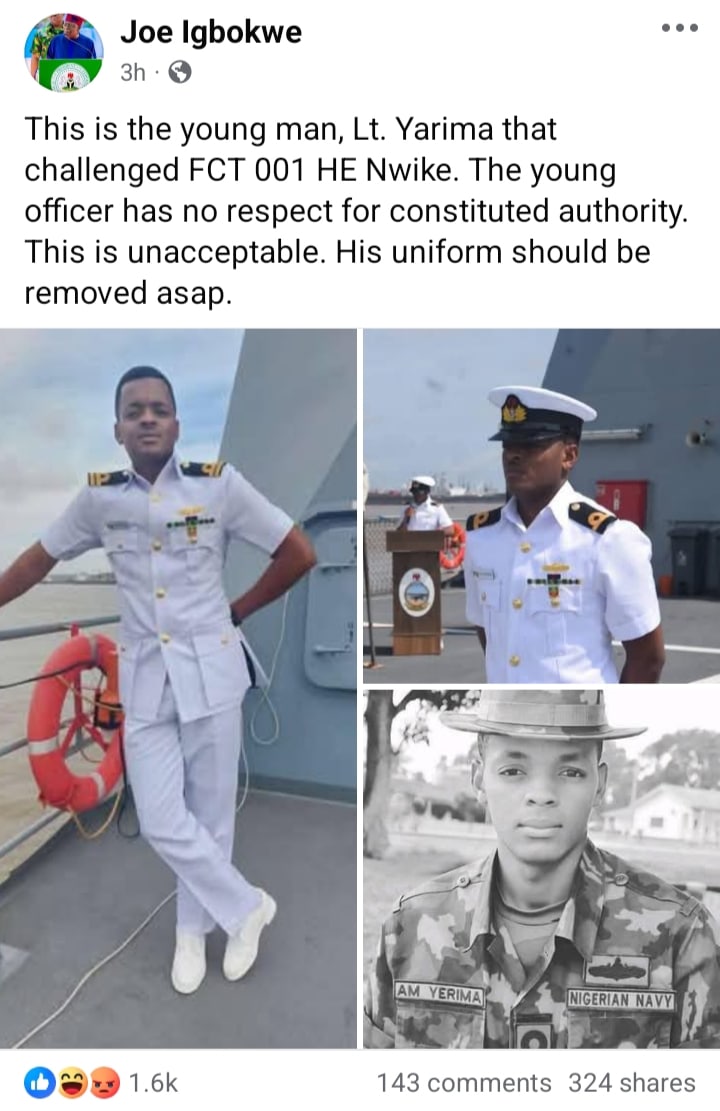 Joe Igbokwe military officer Wike