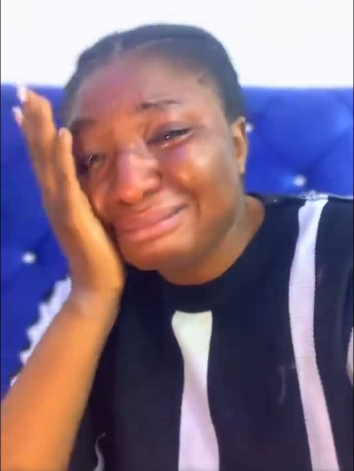 Lady in tears as phone is stolen through window less than 24 hours after moving into new apartment