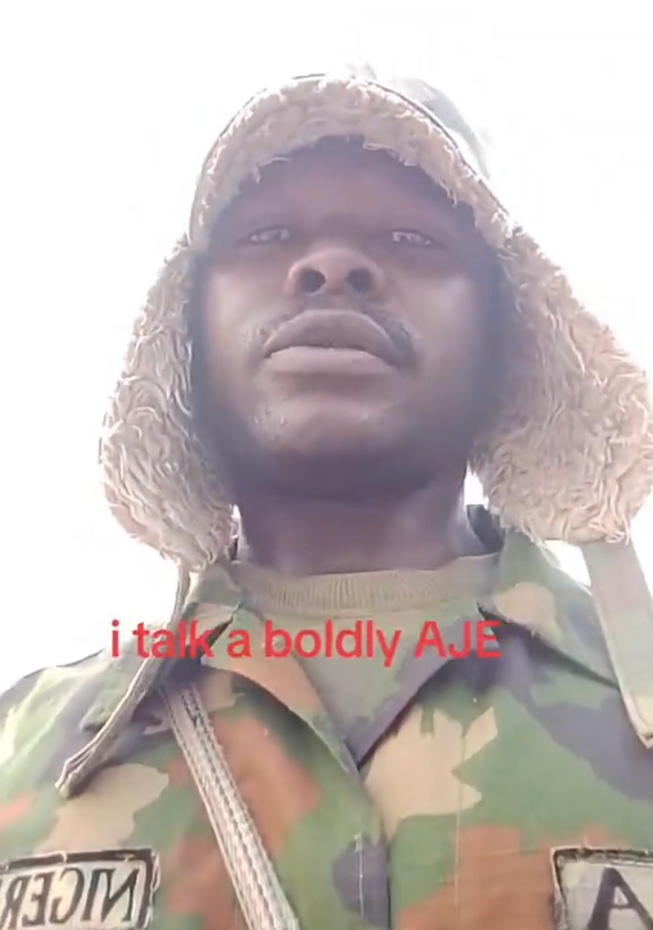 Nigerian soldier raises alarm over rising insecurity, says he's tired