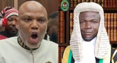 Breaking: Court announces date for judgment as Nnamdi Kanu refuses to enter defence