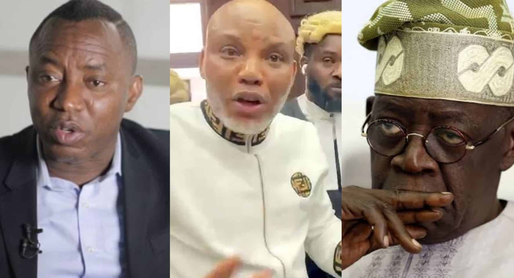 Tinubu’s govt secretly planning to sentence Nnamdi Kanu to death or life imprisonment - Sowore alleges