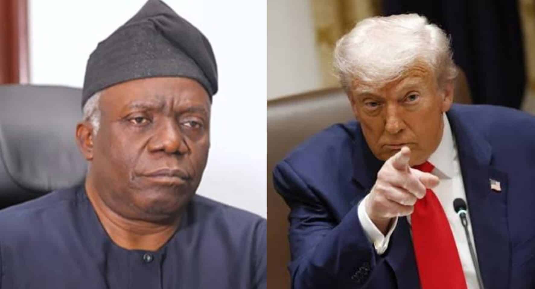 "We can't even challenge Trump, How dare you?" - Falana reacts to Trump’s threat