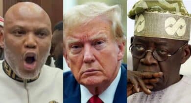 "One tweet, one sanction, one inquiry could save millions" - Nnamdi Kanu writes Trump over genocide threat