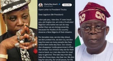 "I don tire, if i ever insult you, please forgive me" - Charly boy writes Tinubu, demands urgent action on insecurity