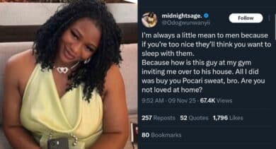 Lady reveals why she chooses to 'always' be 'mean' to men