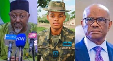 Defence Minister backs Naval officer A.M Yarima over viral clash with Wike
