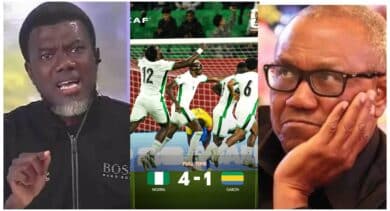 Nigeria 4-1 Gabon: "You are the true definition of a fair-weather friend" - Reno Omokri blasts Peter Obi