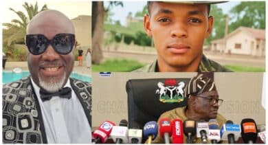 With 11 microphones, he attempts to deny what he said with no microphone - Dino Melaye blasts Wike