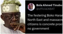 "Massacre of innocent citizens is concrete proof Nigeria has no government" - Tinubu’s 2014 post resurfaced