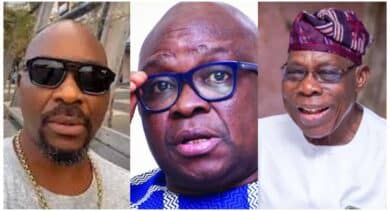 “A pig will forever remain a pig" - Issac blasts his brother Fayose for insulting Obasanjo