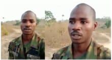 "God help me, God protect my life": Soldier left alone in the bush cries out