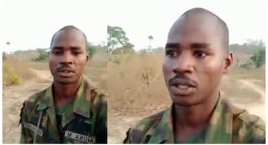 "God help me, God protect my life": Soldier left alone in the bush cries out