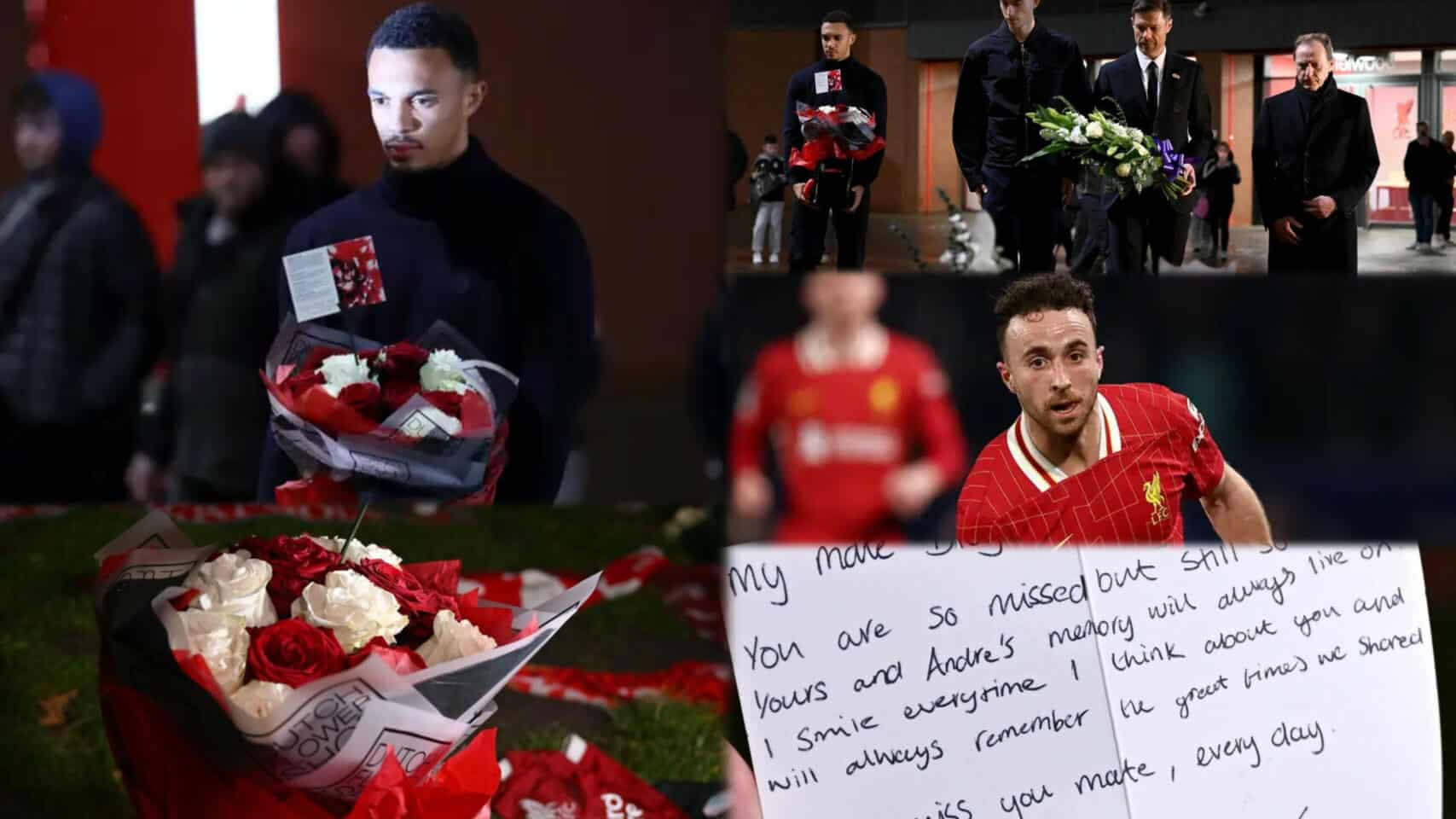 UCL: Alexander-Arnold headline Real Madrid delegation in emotional tribute to Jota, Silva at Anfield