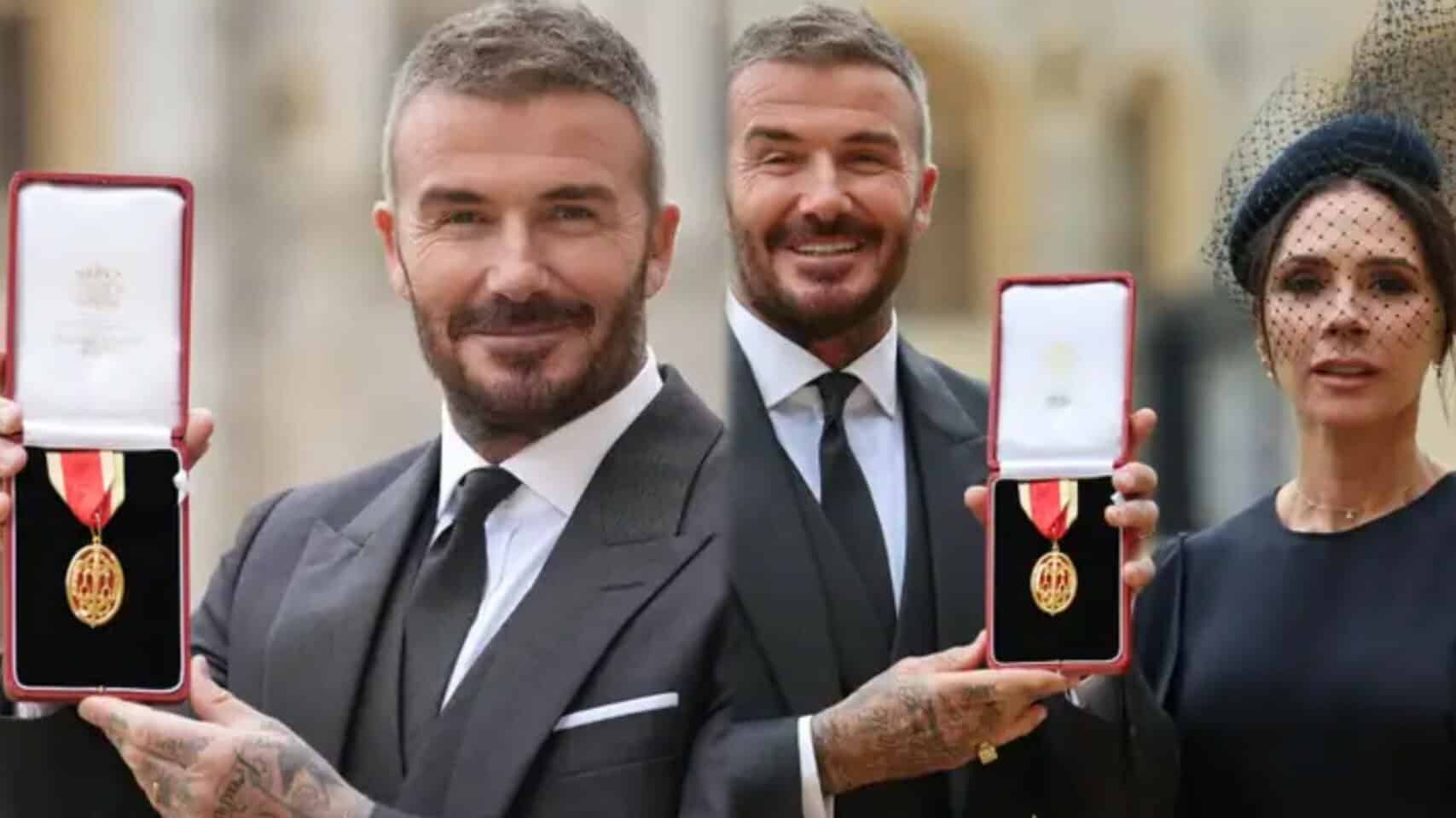 Sir David Beckham: Football icon knighted by King Charles