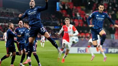UCL: Merino shines as Arsenal thrash Slavia Prague to extend winning run