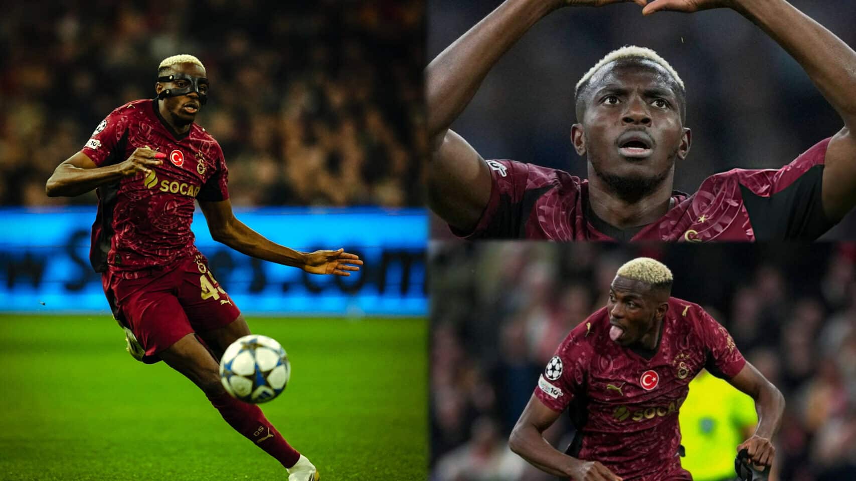UCL: Osimhen bags hat-trick as Galatasaray thrash Ajax 3-0
