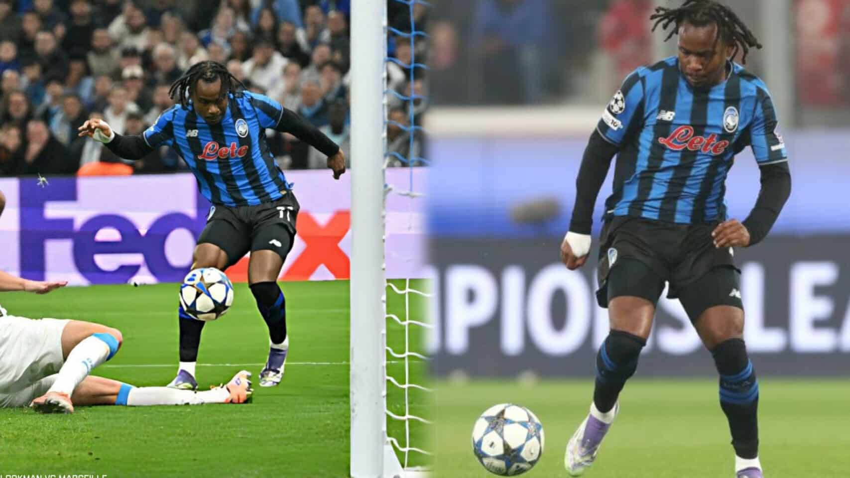 UCL: VAR rules out Lookman’s goal as Atalanta edge Marseille