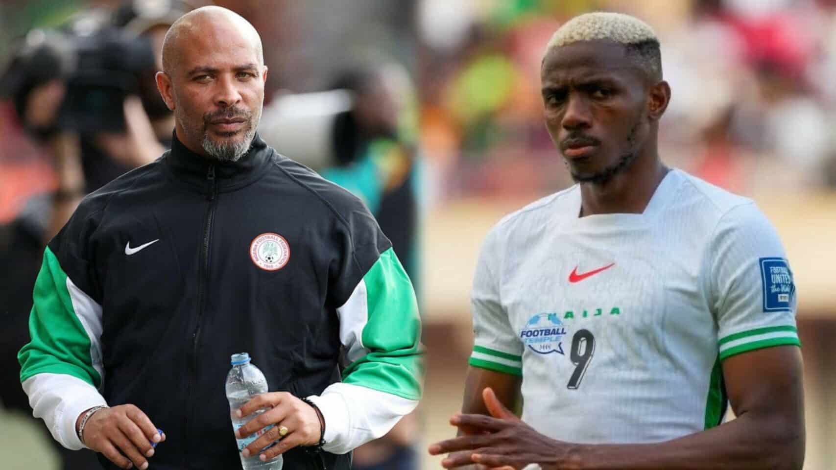 Chelle explains how he manages €100m rated star Osimhen