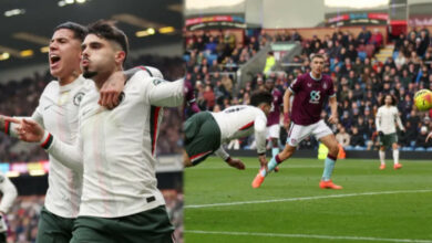 Burnley 0-2 Chelsea: Blues grind out win to move within three points of Arsenal