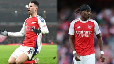 EPL: Martinelli, Madueke return as Arsenal, Spurs confirm lineups